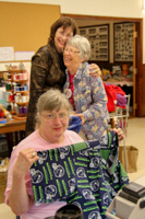 Janice, with Marlys & Hanne behind